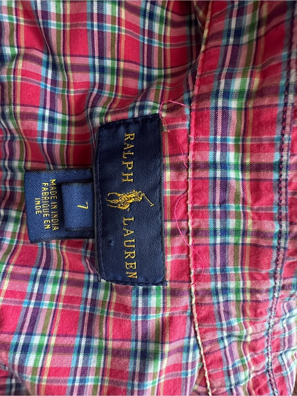 Boys Ralph Lauren Shirts & H&M Cargo Shorts Bundle Size 6X 7